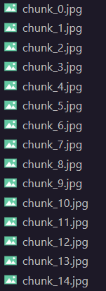 Chunk JPGs
